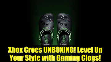 Xbox Crocs UNBOXING! Level Up Your Style with Gaming Clogs!