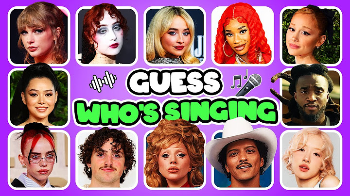 Guess WHO'S SINGING 🎤🎵 | Trending Songs 2025 | APT, Die with a smile, Beautiful Things, Espresso
