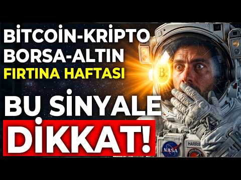 FIRTINA HAFTASI BAŞLIYOR! BU SİNYALE DİKKAT! BİTCOİN KRİPTO BORSA ALTIN ANALİZİ