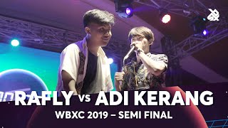 RAFLY vs ADI KERANG | Werewolf Beatbox Championship 2019 | Semi Final