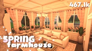 spring farmhouse [bloxburg speedbuild]