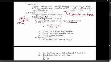 Serial Correlation (Autocorrelation)