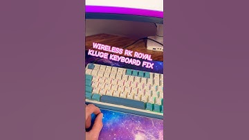 RK ROYAL KLUDGE DRAADLOOS TOETSENBORD REPARATIE! Supersimpel! Retourneer het product niet voordat...