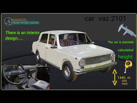 car vaz 2101 3d model