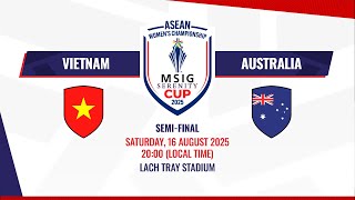 Live Vietnam Vs Australia Asean Womens