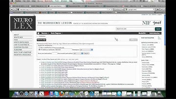 NeuroLex - How to Register a Neuron