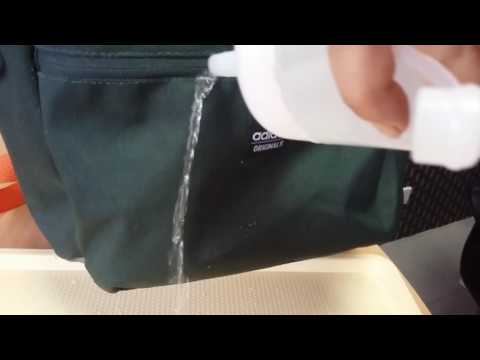 รีวิวสเปรย์นาโนกันน้ำ Always Dry กับกระเป๋า Adidas