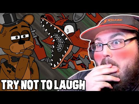 5 AM at Freddy's: The Prequel, The Sequel & The Final Whore Views - TRY NOT TO LAUGH FNAF REACTION!!