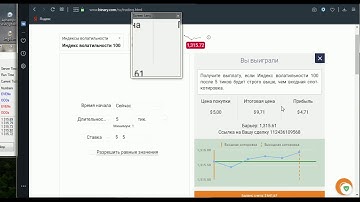 Binary com  индекс 100 супер стратегия 5 тик