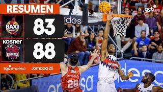 Baxi Manresa  Kosner Baskonia 8388 Resumen  Liga Endesa 202526