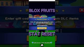 NEW Code For Blox Fruits 2026 🔥 FREE Stat Reset! #shorts #roblox #bloxfruits #viral #shortvideo
