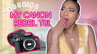 CANON REBEL T8i UNBOXING