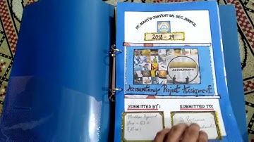 Comprehensive project Class 12 accountancy cbse| Class 11|12 project