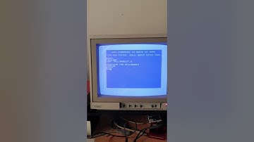 Hello world commodore 64 style