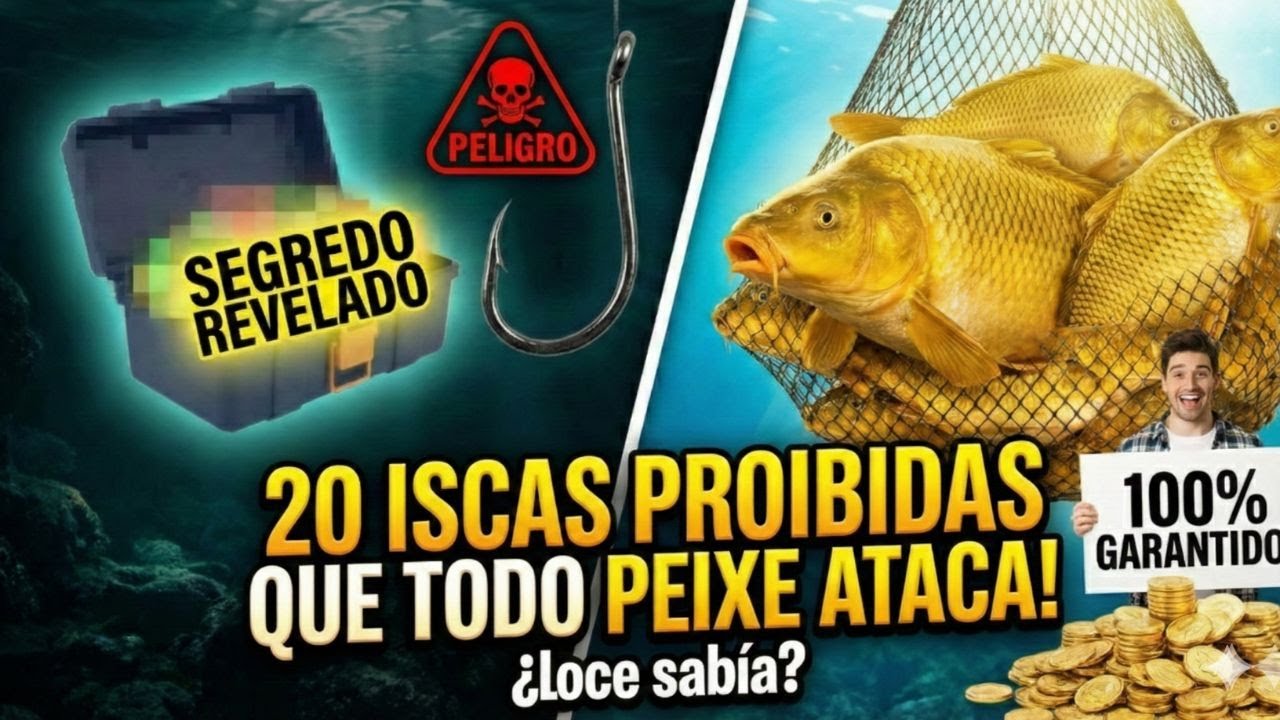 20 cebos naturales y artificiales a los que ningún pez puede resistirse
