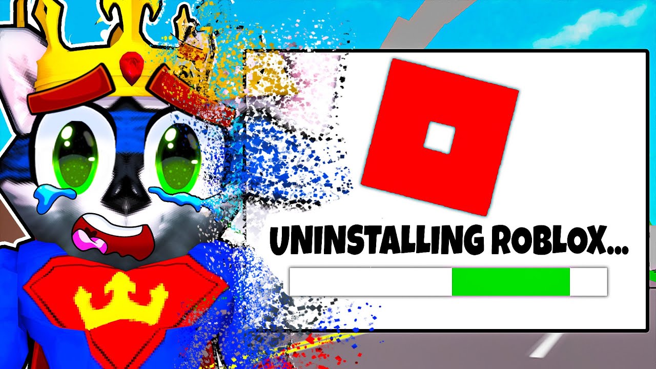 ODINSTALOVAL jsem si ROBLOX!! 😢 😢 😢 😢 😢 😢