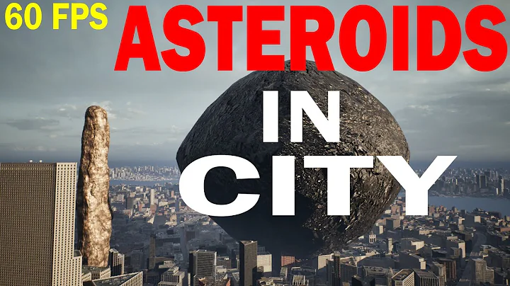 ASTEROIDS size Comparison 1 | how big are asteroids | Asteroids in City movie