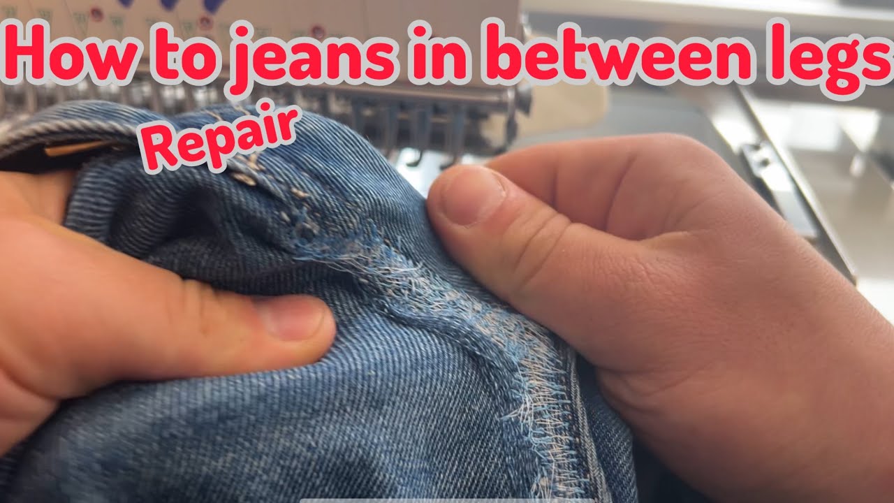 How to repair your jeans inner tight