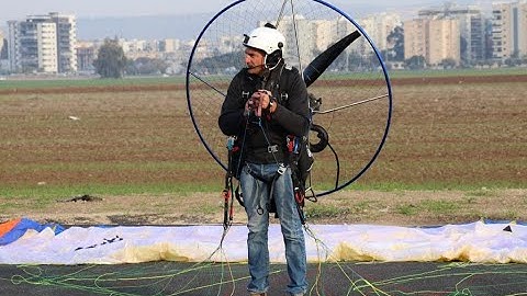 Uncut first solo flight with my paramotor