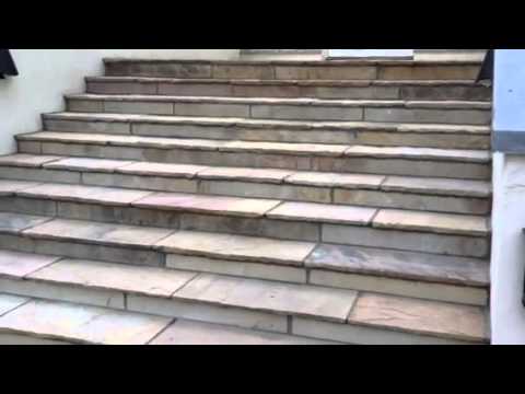 How To Clad Concrete Steps With Sandstone Paving You How To Clad Concrete Steps With Sandstone Paving