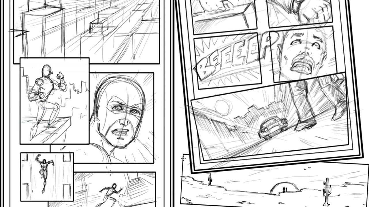 ⁣How to Compose Comic Book Pages, with Impact!