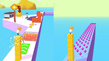 Best android games  2021 (cube surfer) level #46-50%