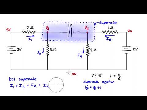Supernode Analysis Explained for Circuits