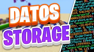 ✅ Como almacenar / guardar DATOS en un STORAGE en [Minecraft 1.15 - 1.19.2]