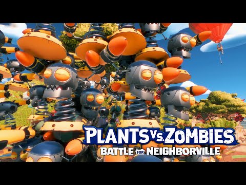 Видео: CRAZY MODE: Zombot Rocket Turret  in Plants vs. Zombies: Battle for Neighborville