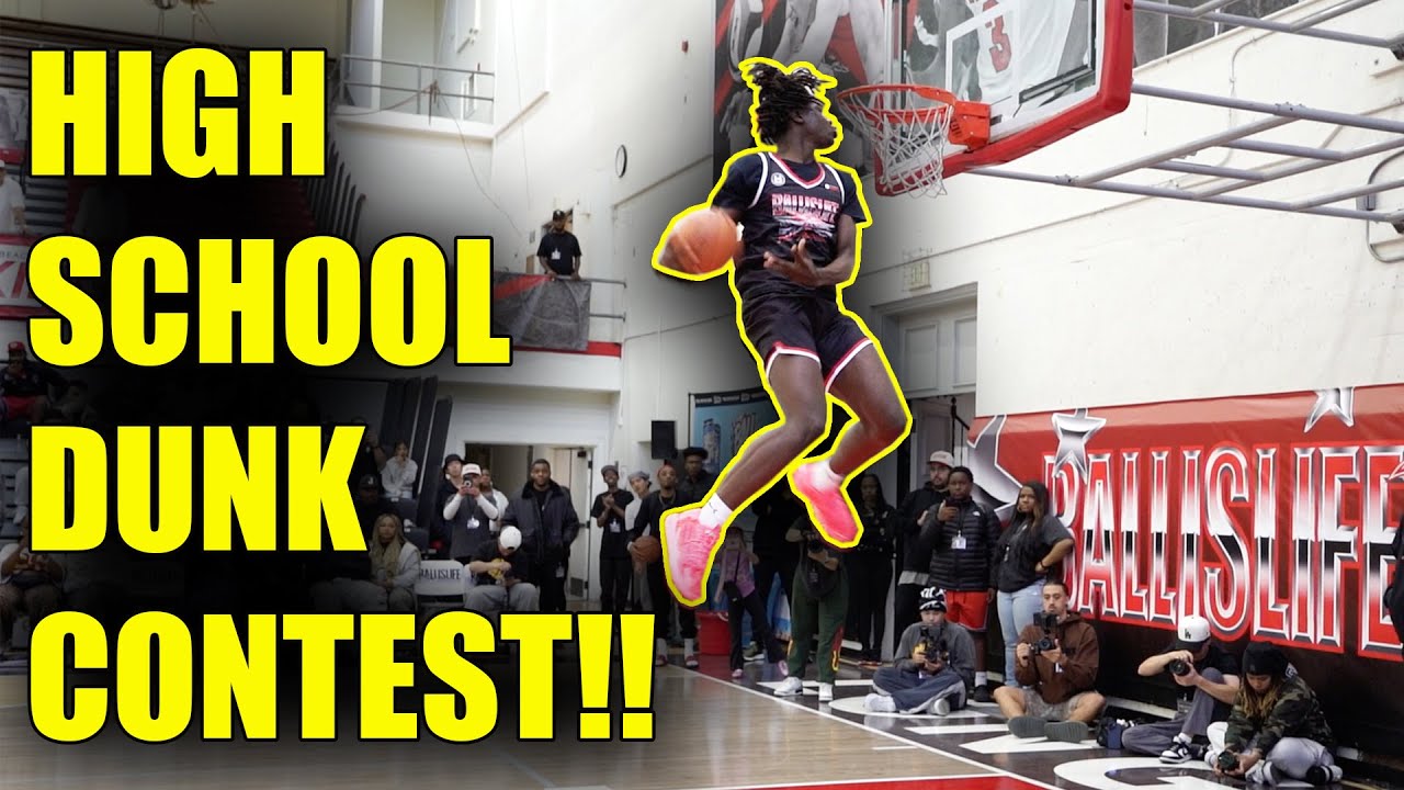 Vieux Sanneh CRUSHES BallisLife High School Dunk Contest!