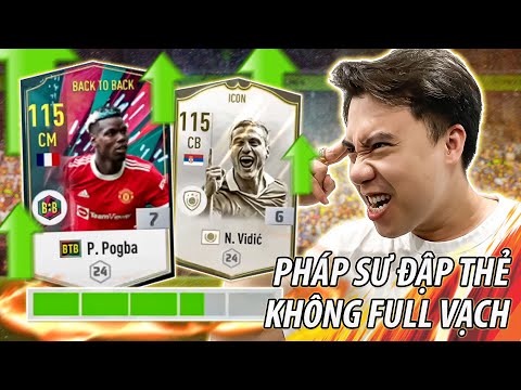 Vodka Quang | Đỉnh cao Pháp Sư đập thẻ với Pogba BTB +7 & Vidic ICON +6 "Không Full Vạch" - FIFA4