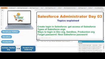 Salesforce Admin Day 3: Salesforce Login & Org Types | Create Account, Reset Password