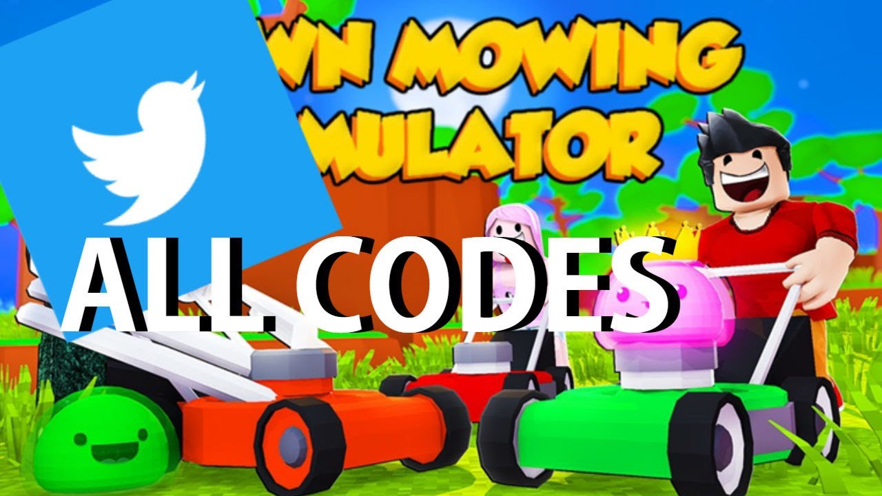 ALL CODES FOR LAWN MOWING SIMULATOR 2020 YouTube