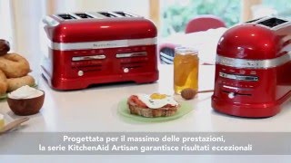 Видео TOSTAPANE KITCHENAID ARTISAN A 2/4 SCOMPARTI 5KMT2204 5KMT4205 (автор: Euronics Italia)