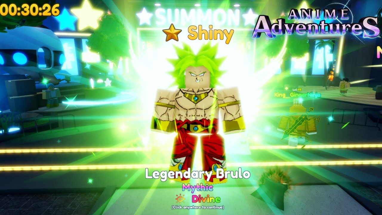 EVOLVING NEW MYTHIC Legendary BROLY In Anime Adventures STRONGEST  InGame Unit  Roblox  YouTube
