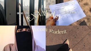 Exam day hits different 😭📚#ExamDay #BComLife #StudentLife #CollegeVlog #RealStudentLife#shorts 
