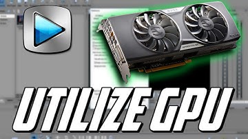 Sony Vegas/Movie Studio Platinum - Utilizing Your GPU