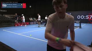 Jayden Broderick & James Broker v Adrian Jimenez & Harry Hamilton   Mens+ Doubles OPEN   RR Group F