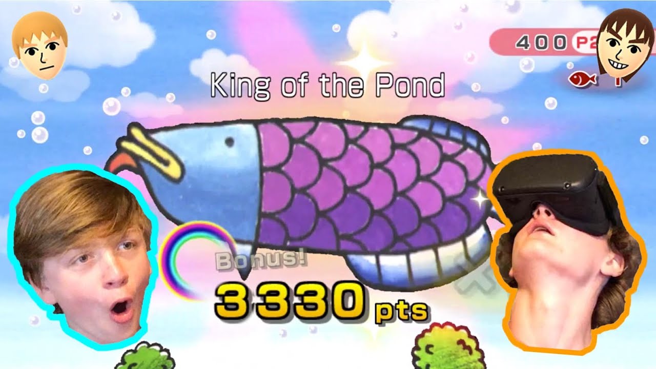 Virtual Fishing Battle! Wii vs VR | LMK Sports