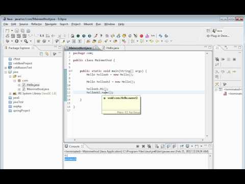 Coldfusion with java:creating java object tutorial2 by Animesh Dutta