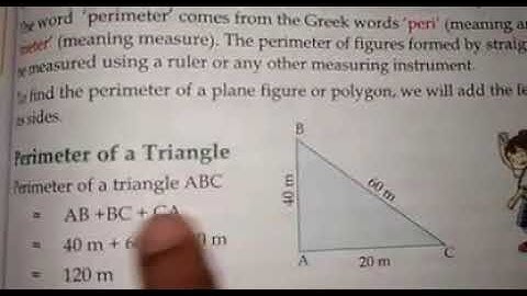 Class 4  Maths  Unit 10  Perimeter and Area  Homework Solve Exercise 10A