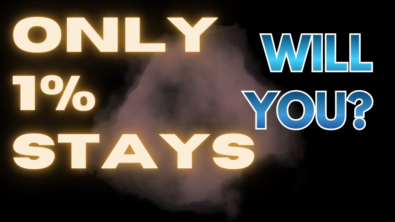 Only the 1% Will Stay — The Next 45 Minutes Are a Turning Point