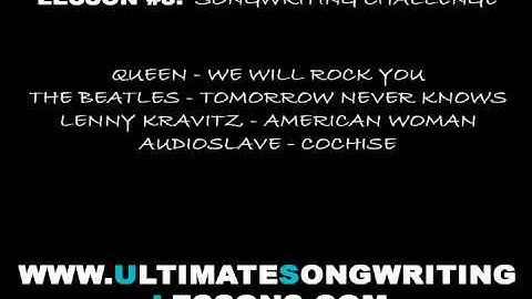 How to Write a Song #8 - Songwriting Challenge