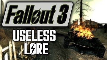 Over One Hour of Useless Fallout 3 Lore