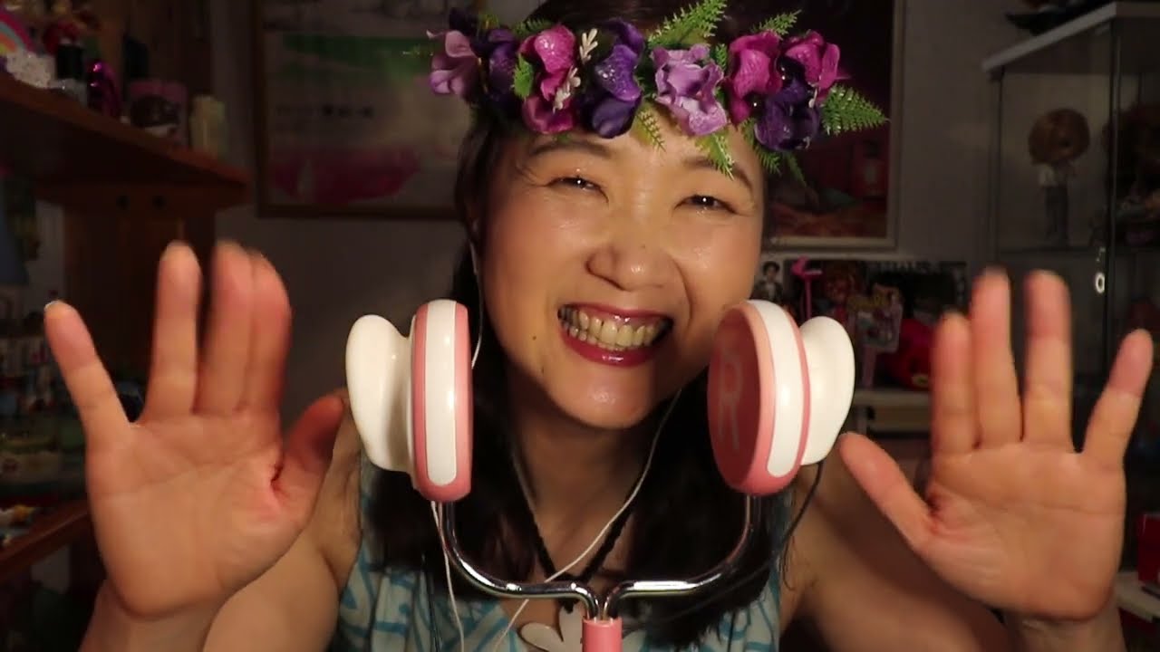 SUB字幕【ASMR】Mouth Sounds👄マウスサウンド、ハンドムーブメントで一緒にいい夢みよう😴あなたへのメッセージ付き🌈