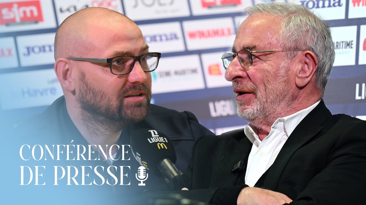 La Conférence de presse de Jean-Michel Roussier et de Mathieu Bodmer