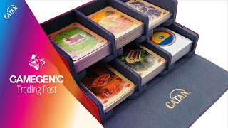 FIRST LOOK | Gamegenic | CATAN Trading Post Convertible Card Tray