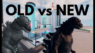 GOJIRA 1954 REMODEL: OLD VS NEW | Roblox Kaiju Universe