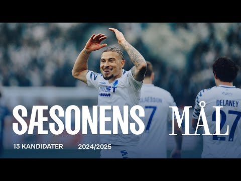 Sæsonens Mål 2024/2025 - Se de 13 kandidater