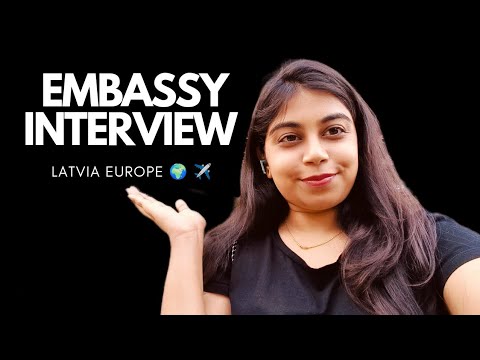 Embassy Interview for study visa #europe #latvia #vfsglobal - YouTube